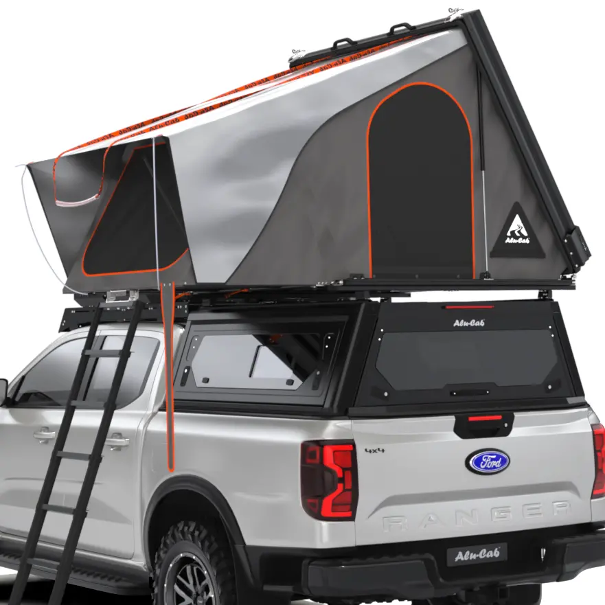 Tente De Toit Alu-Cab "Rt-2S" - 2 Personnes | Coque Alu Compacte 1