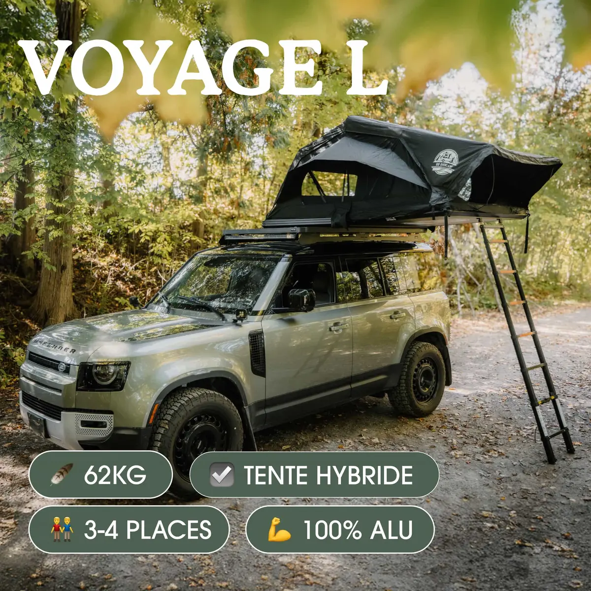 Tente De Toit Voyage L Go Overland Canada – 4 Places 1