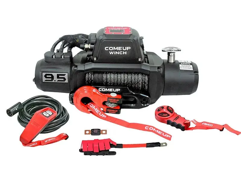 Treuil Comeup Solo 9.5 Rs 12V - 4 309 Kg - Câble Synthétique 1