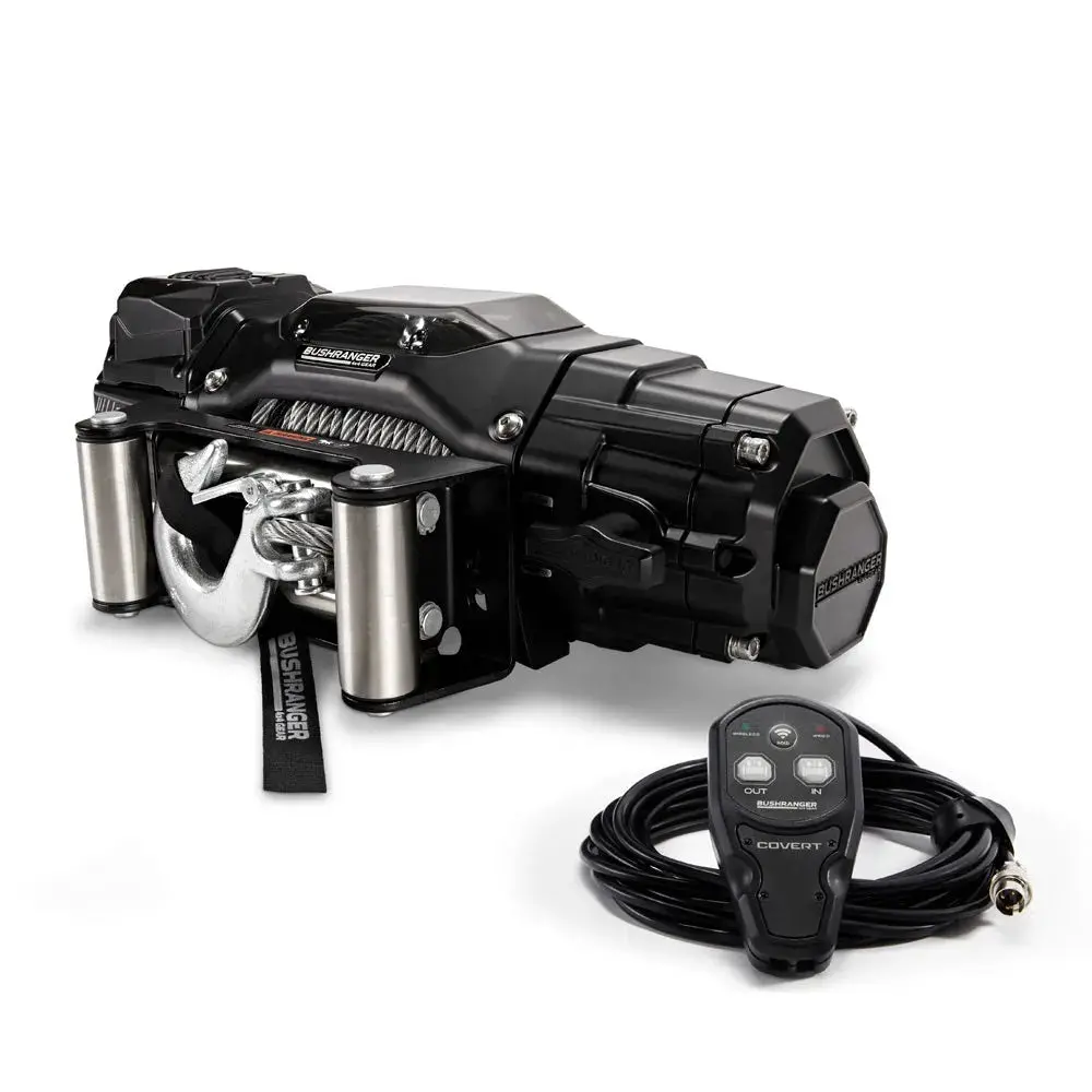 Treuil Covert 12 Bushranger | 12V | 5443 Kg | Cable Acier 1