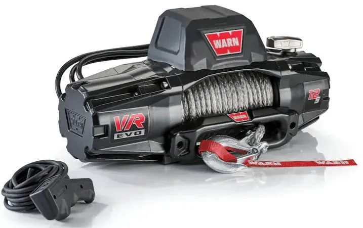 Treuil Warn Vr-Evo 12S | 5.4T | Câble Synthétique | 12V 1