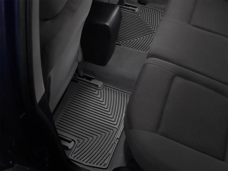 Weathertech 10+ Bmw 7-Series (F01) Rear Rubber Mats - Black 1