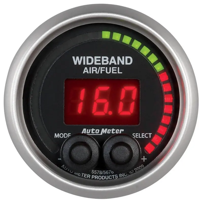 Autometer Elite 52Mm Wideband Air/Fuel Ratio Gauge Kit With Pro Sensors 1