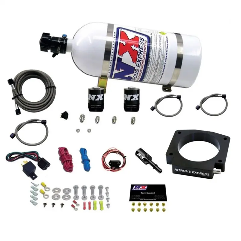 Nitrous Express Nitrous Plate Kit For 2015–2017 Ford Mustang Gt350 (5.2L) W/10-Lb Bottle 1