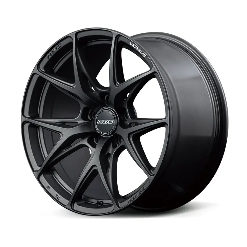 Versus Vv21S 19×8.0″ Matte Super Dark Gunmetal Alloy Wheel — 5×112 Bolt Pattern, +45 Offset 1