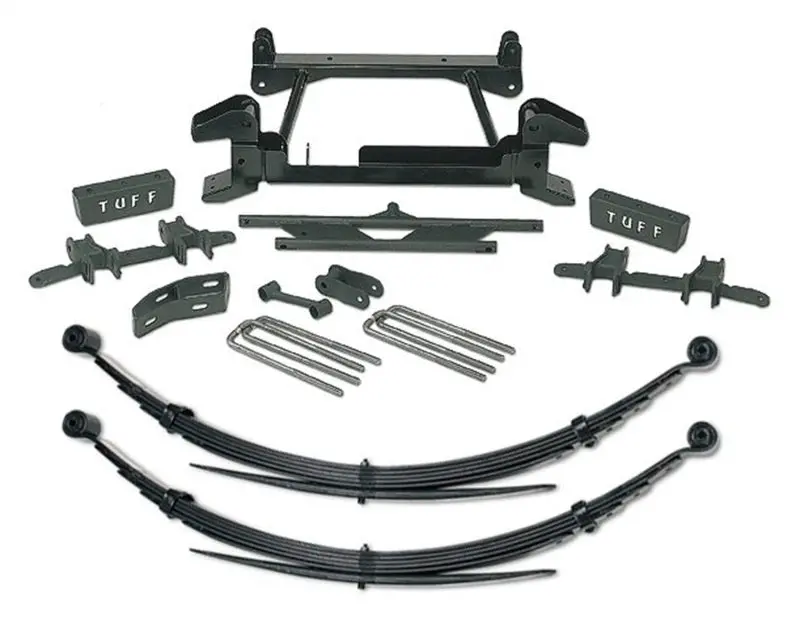 Tuff Country 4-Inch Lift Kit For 1988–1997 Chevy K2500/K3500 4X4 (8-Lug) – Includes Rear Leaf Springs & Cast Lower Control Arms 1