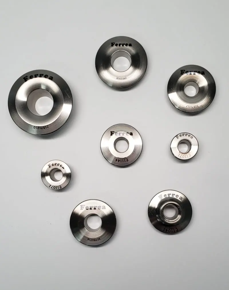 Ferrea Double-Spring Cnc Titanium Retainer Kit – 7-Degree Design, 16-Piece Set 1