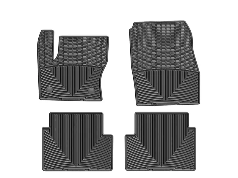 Wt Rubber Front Floor Mats – Durable Black Interior Protection 1