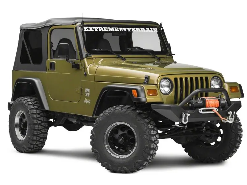 Raxiom 50-Inch Led Light Bar Mount For 1997–2006 Jeep Wrangler Tj – Windshield + Auxiliary Bracket 2