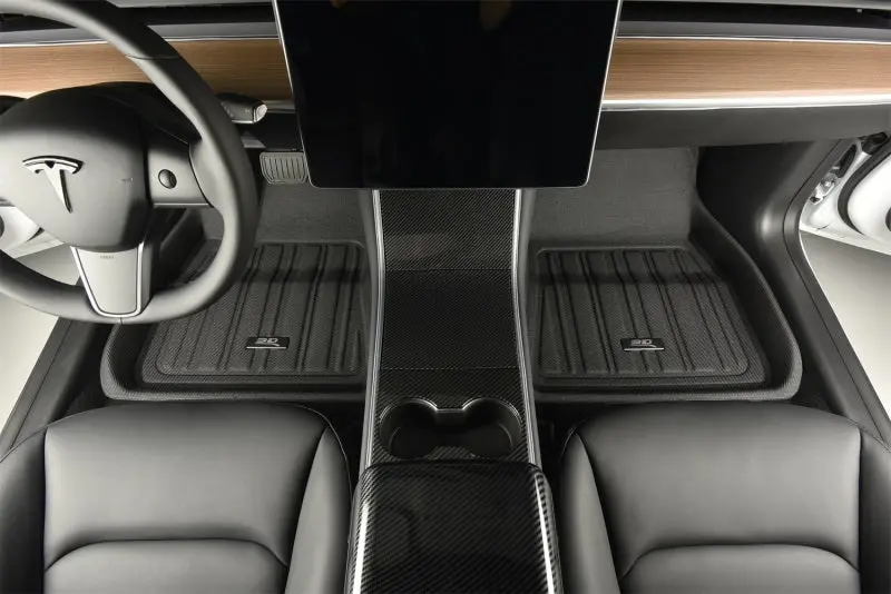 3D Maxpider Elect Black Floor Liners For 2020–2024 Subaru Legacy And Outback – R1/R2 Trim Fit 1