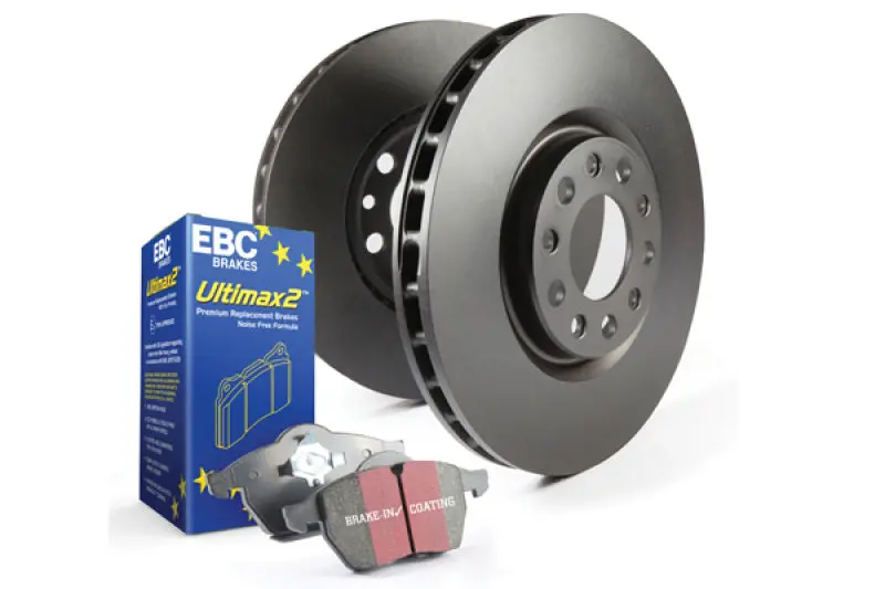 Ebc Ultimax S1 Brake Kit – Premium Semi-Metallic Pads & Rk Drilled & Slotted Rotors (Single-Axle) 1