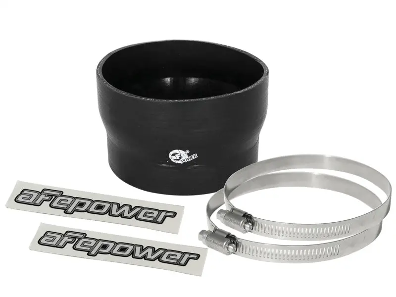 Afe Magnum Force Cais Spare Parts Kit (3.875In - 3.5In Id X 2.5In L) Straight Reducing Coupler-Blk 1