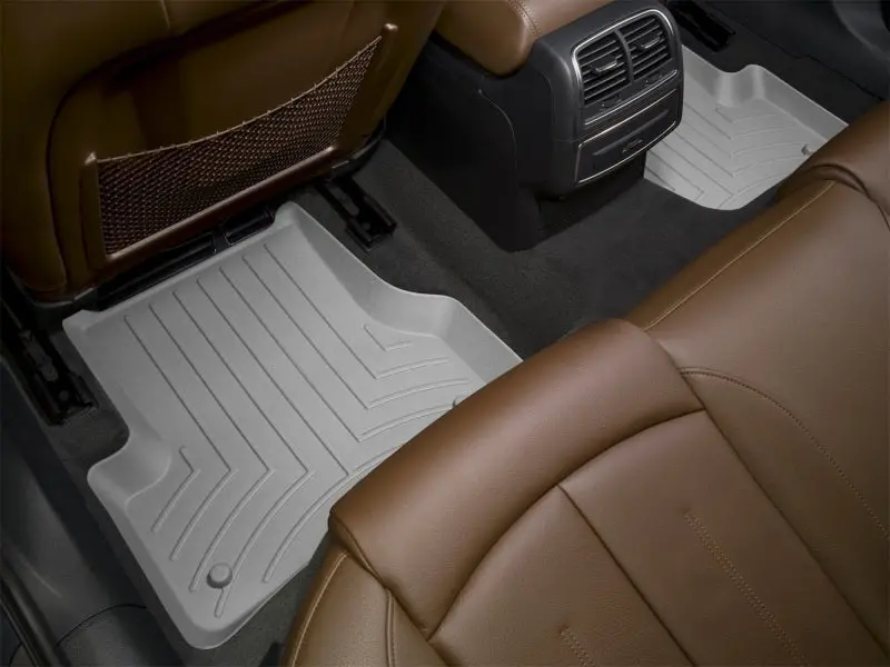 Weathertech Rear Floor Liners For 2006–2012 Bmw 3-Series – Gray, Custom Molded All-Weather Protection 1