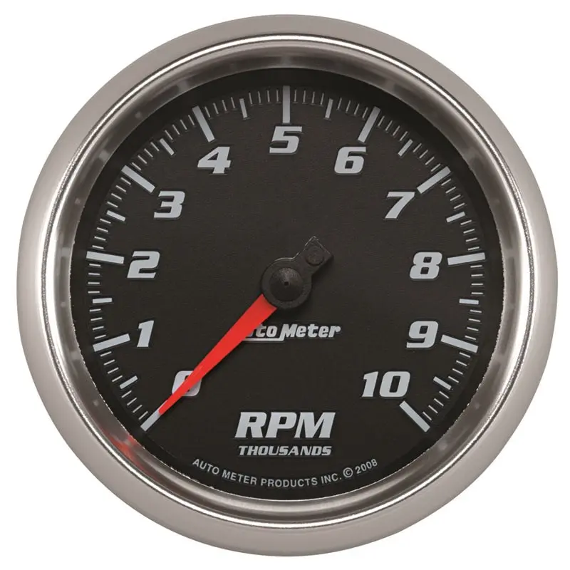 Autometer Pro-Cycle 3-3/8″ Tachometer – 10,000 Rpm, Black Dial 1