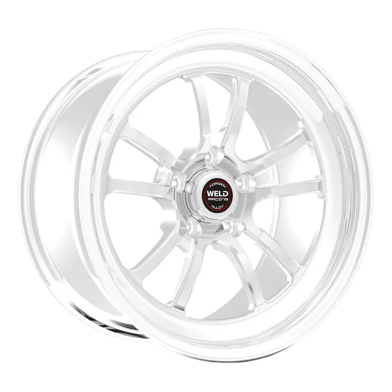 Weld S70 Polished Aluminum Wheel – 18X9.5", 5X4.5" Bolt Pattern, 5.1" Backspace, High-Pad Finish (Non-Beadlock) 2
