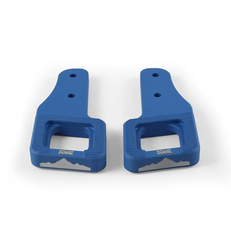 Borne Off-Road Billet Tow Hooks For 2017+ Ford Raptor & 2009+ F-150 – Blue Anodized 1