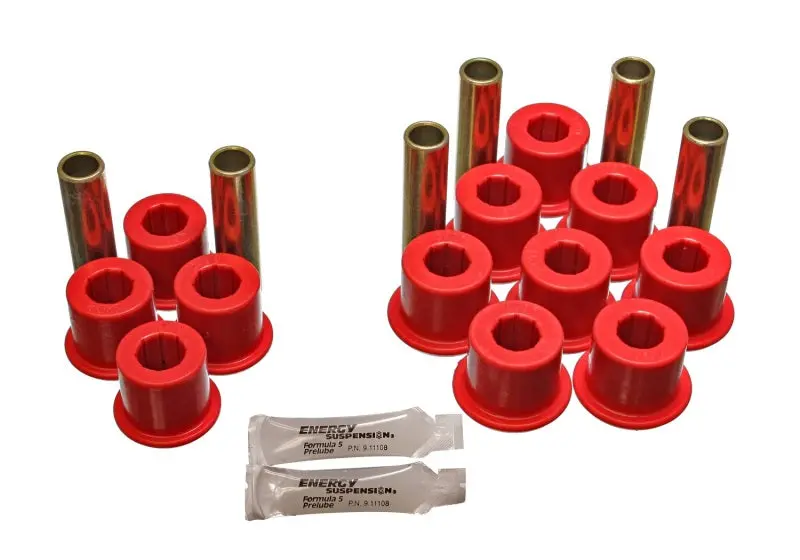 Energy Suspension Rear Spring Bushing Set - Red 1