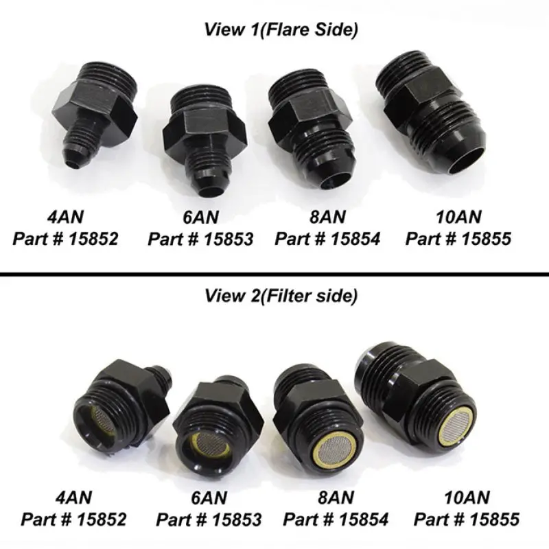 Nitrous Express 8An To 8An Orb Filter Fitting For Lightning 375 1
