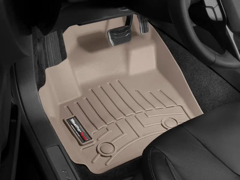 Weathertech Rear Floorliner – Tan Interior Fitment 1