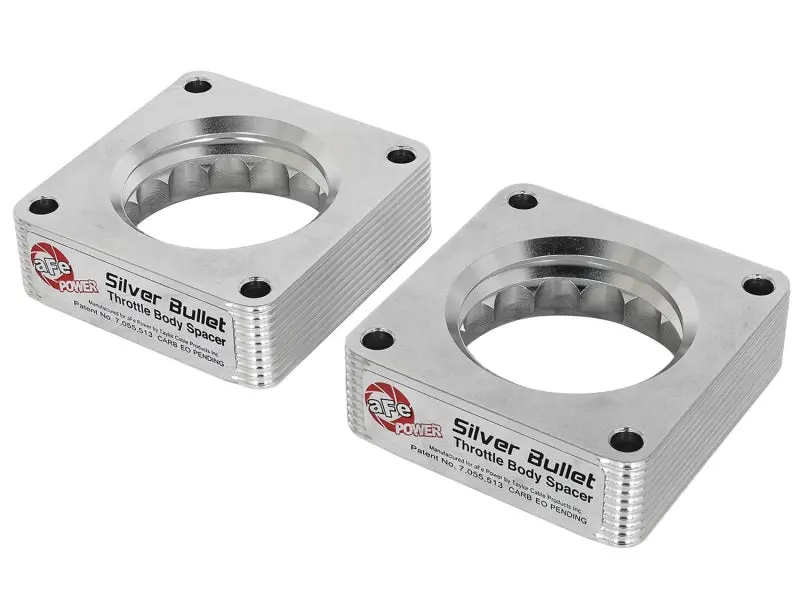 Afe Power Silver Bullet Throttle Body Spacer For 2009–2018 Nissan 370Z With 3.7L Vq37Vhr V6 Engine 1