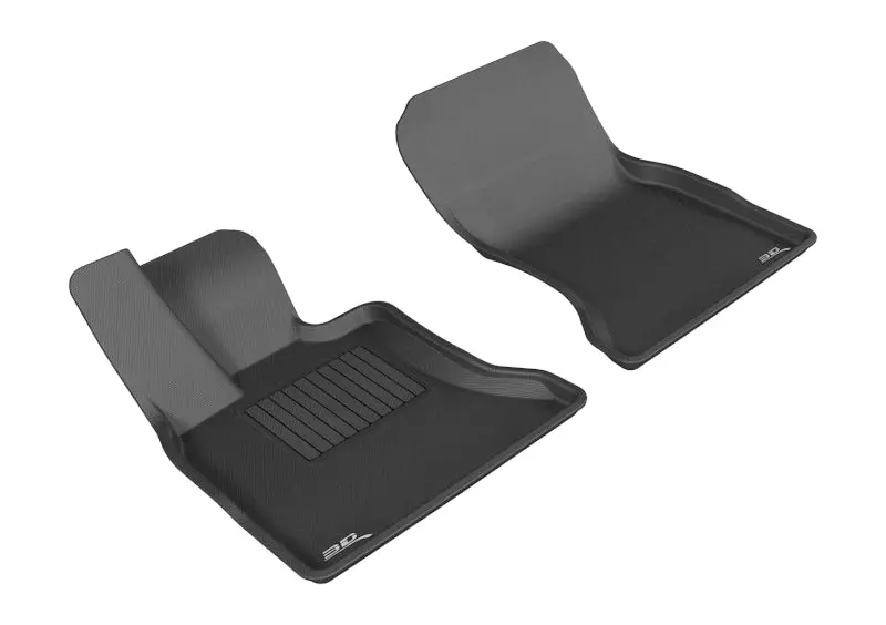 3D Maxpider 2010-2017 Bmw 5 Series Gran Turismo F07 Kagu 1St Row Floormat - Black 1