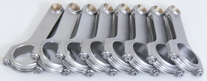 Eagle H-Beam Connecting Rod Set For Chevrolet – 6.300" Length, 2.100" Journal, 8-Rod Kit 1