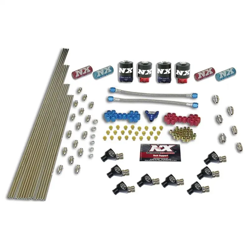 Nitrous Express Nxl Intake Nozzle Kit – 8-Cylinder Configuration With Hardware Included 1