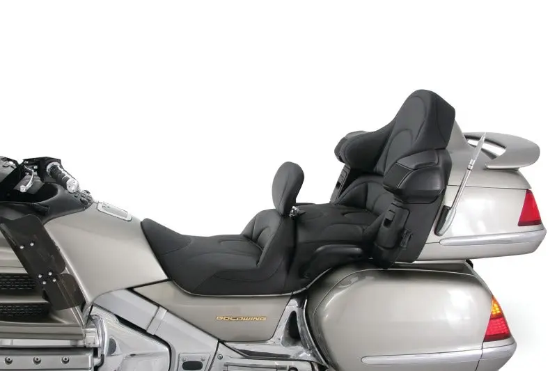 Mustang Custom 1-Piece Seat For 2001–2017 Models & Honda Gold Wing Gl1800 – Black Touring Design 1