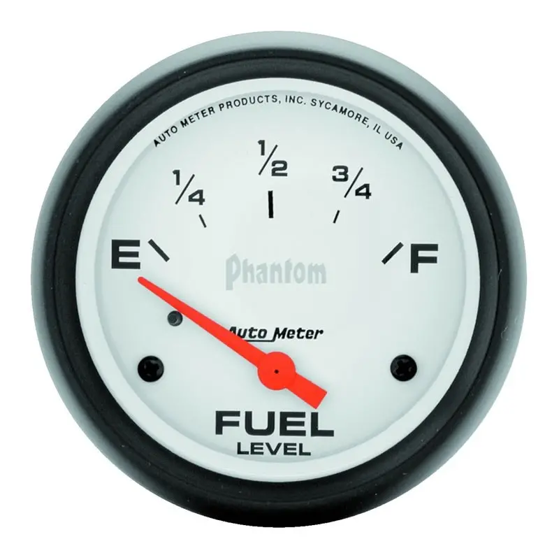Autometer Gauge Fuel Level 2-5/8In. 240 Ohm(E) To 33 Ohm(F) Elec Phantom 1