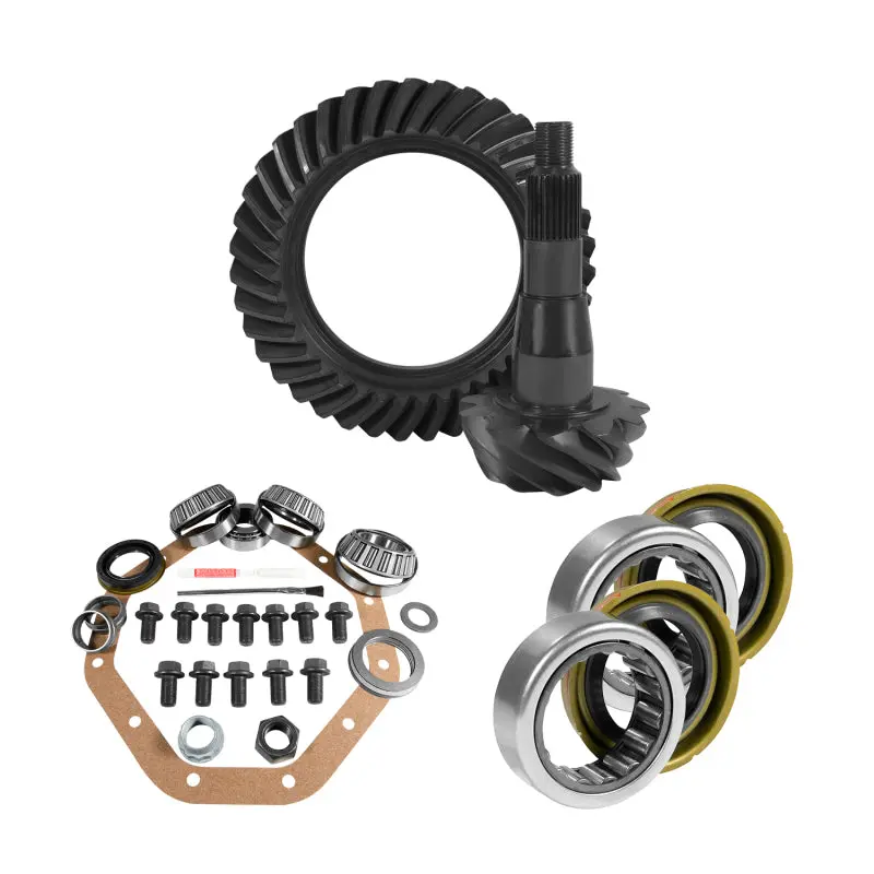Yukon Gear Zf 9.25-Inch Rear Ring And Pinion Install Kit – 3.91 Ratio With Bearings And Axle Seal For Chy Axles 1