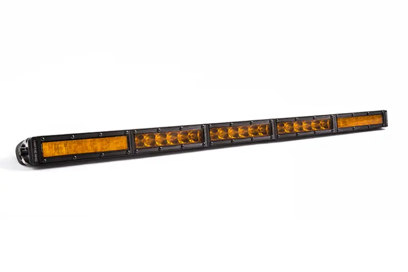 Diode Dynamics Stage Series 30" Single-Row Amber Led Light Bar – Combo Beam Configuration 1