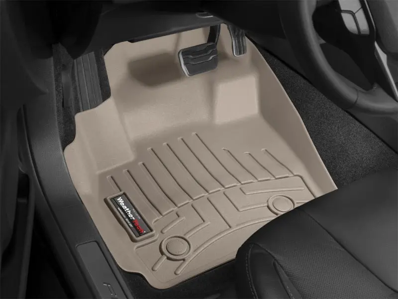 Weathertech Front Floorliner For 2006–2011 Hyundai Accent – Tan, Trim-To-Fit Design With All-Weather Protection 2