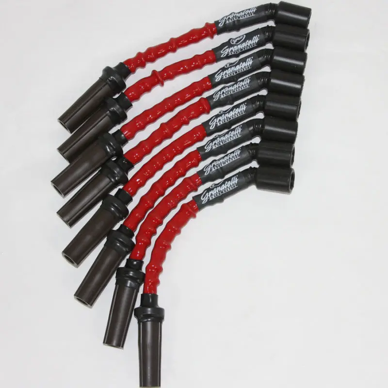 Granatelli High-Performance Ignition Wire Connector Kit For Gm Lt1 6.2L (2014–2023), Red Jacket 1