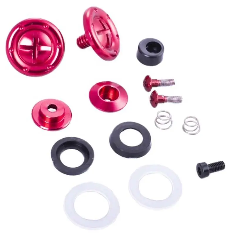 Racequip Red Pivot Hardware Kit For Face Shield – Compatible With Pro And Vesta Helmets 1