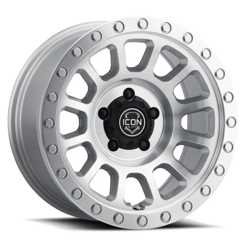 Icon Hulse Forged Aluminum Wheel – 18×9", 5×150 Bolt Pattern, 25Mm Offset, 6" Backspace, Silver/Machined Finish 1