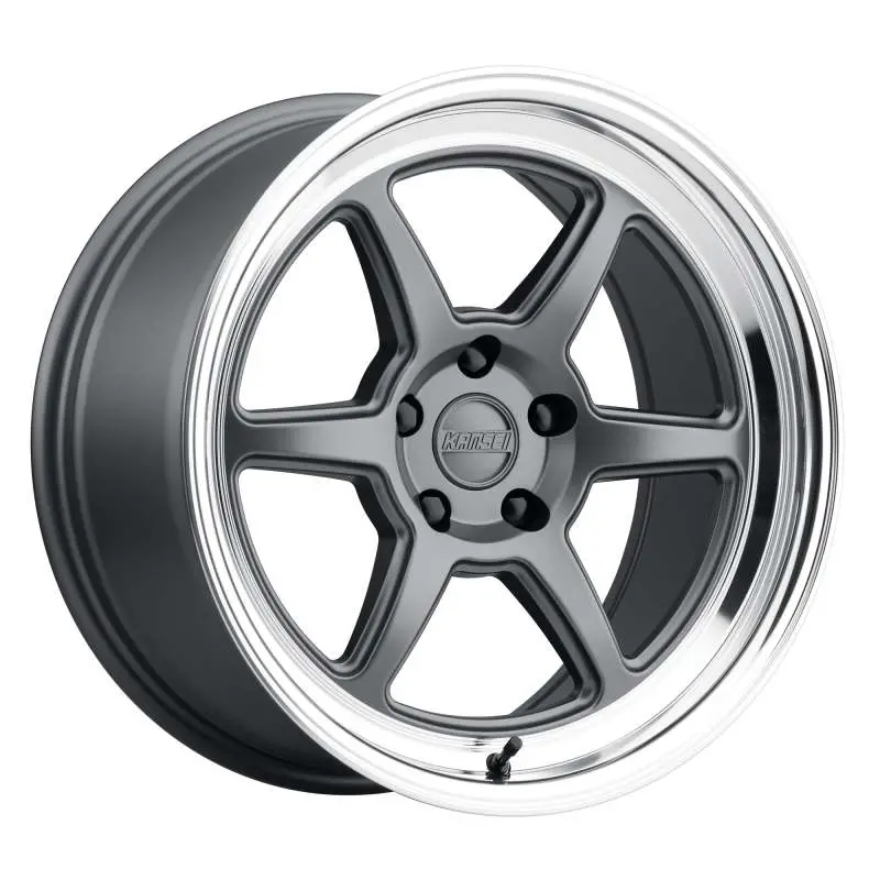 Kansei K14G Roku 18X10.5 Wheel – 5X114.3 Bolt Pattern, +12Mm Offset, 73.1Mm Bore, Grey/Machined Lip 1