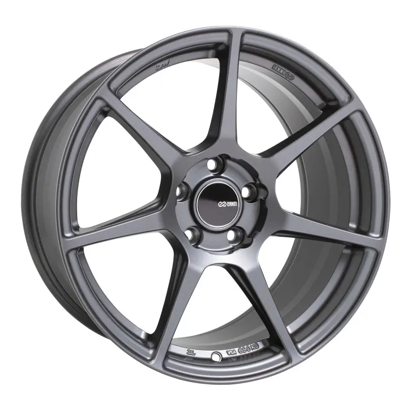 Enkei Tfr 18X9.5 5X100 45Mm Offset 72.6 Bore Diameter Matte Gunmetal Wheel 1