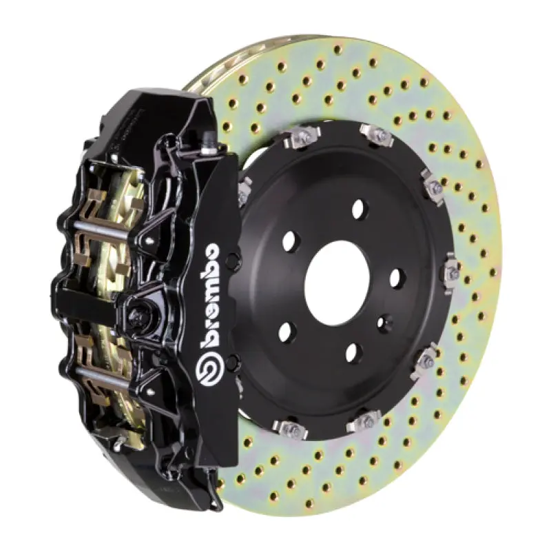 Brembo 22+ Land Cruiser/Lx600 Front Gt Bbk 6 Piston Cast 2Pc 380X34 2Pc Rotor Drilled-Black 1