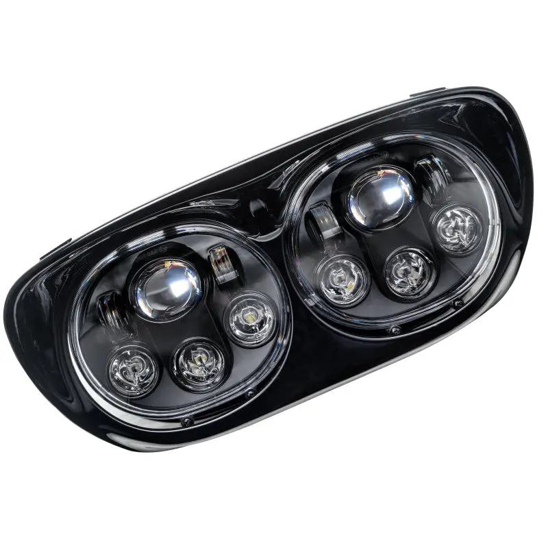 Oracle Led Replacement Headlight For Harley-Davidson Road Glide – Matte Black Housing, Warranty Included 1