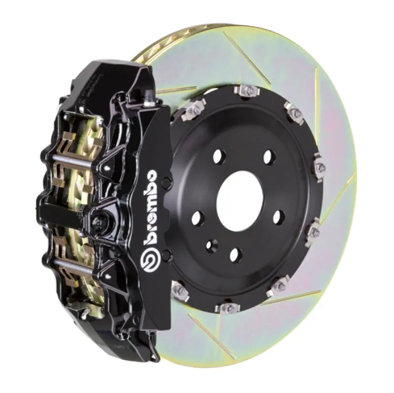 Brembo Gt Big Brake Kit For 2004–2008 Dodge Ram 1500 – Front, 6-Piston Calipers, 380X34Mm Two-Piece Slotted Rotors (Black Finish) 1