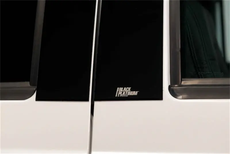 Putco Black Platinum Pillar Post Trim Set For 2005–2015 Nissan Titan Crew Cab 1